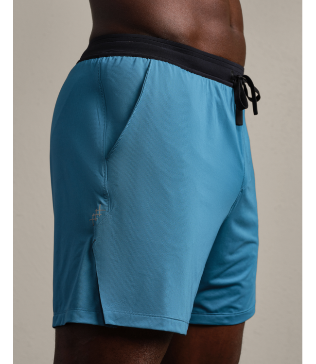 6" Endure Short Lined- Ash Blue