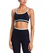 Eva Rigor Double Strap Bra- Black/Skylight