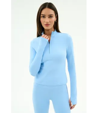 Splits59 Tess Rigor Half Zip Waist Length- Skylight