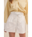 Yulia Pleated Short- White