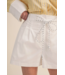 Yulia Pleated Short- White