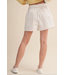 Yulia Pleated Short- White