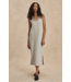 Kyler Tank Midi Dress- Light Grey Marl