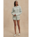 Seymour Knit Sweater- Blue Haze/Snow White