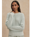 Seymour Knit Sweater- Blue Haze/Snow White