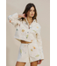 Shell & Starfish Cropped Jacket- Cream