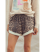 Rolled cuff Short- Leopard