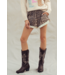 Rolled cuff Short- Leopard