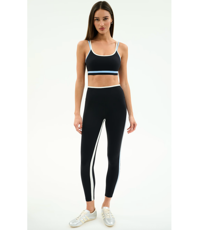 Sam High Waist Rigor 7/8- Black/Skylight