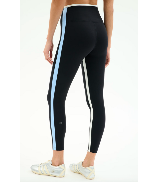 Sam High Waist Rigor 7/8- Black/Skylight