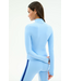 Tess Rigor Half Zip Waist Length- Skylight