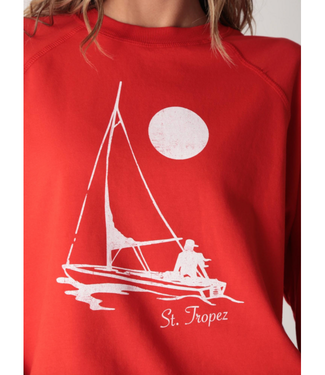 Ronan Pullover- Sail Graphic