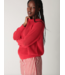 Chloe Sweater- Scarlet