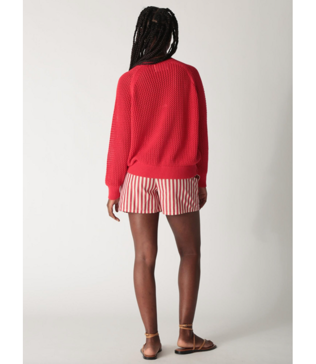 Chloe Sweater- Scarlet