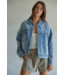 The Nicole Jacket- Washed Denim