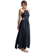 Softwash Linen Halter Dress- Nocturnal Navy