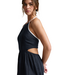 Softwash Linen Halter Dress- Nocturnal Navy