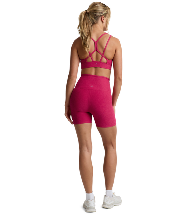Spacedye Keep Pace 5 Short- Berry Red