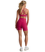 Spacedye Keep Pace 5 Short- Berry Red