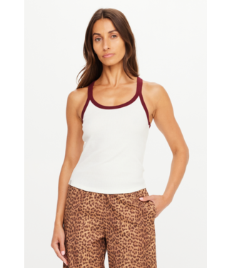 The Upside Pipa Rib Tank Top- Natural