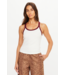 Pipa Rib Tank Top- Natural