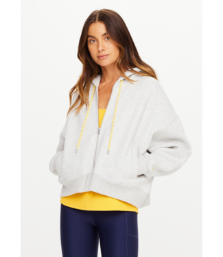 The Upside Jude Crop Hoodie- Grey