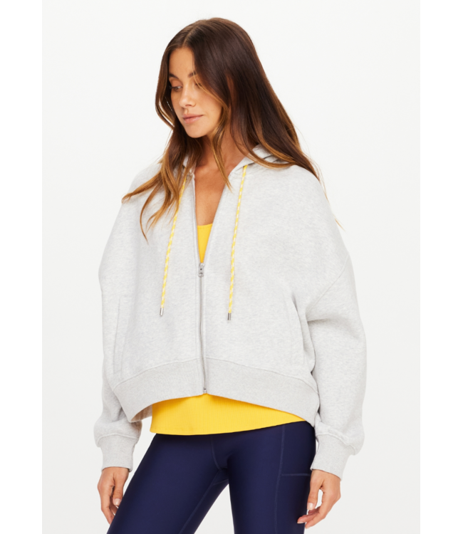 Jude Crop Hoodie- Grey