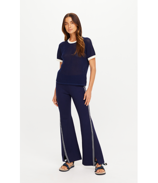 The Upside Fenway Jordan Knit Tee- Navy