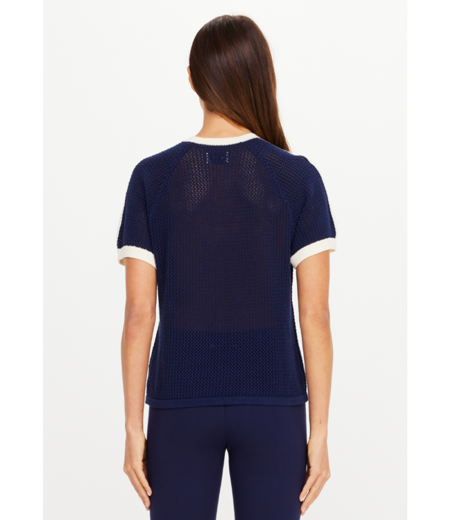Fenway Jordan Knit Tee- Navy