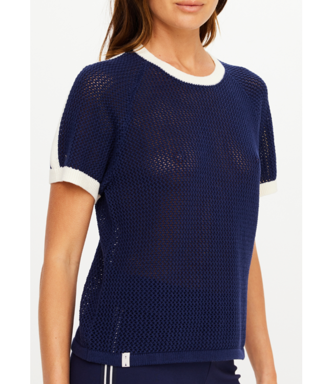 Fenway Jordan Knit Tee- Navy