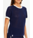 Fenway Jordan Knit Tee- Navy