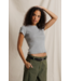 Macy Tee- Heather Grey