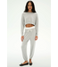 Noah Fleece Crop Sweatshirt- Heather Grey