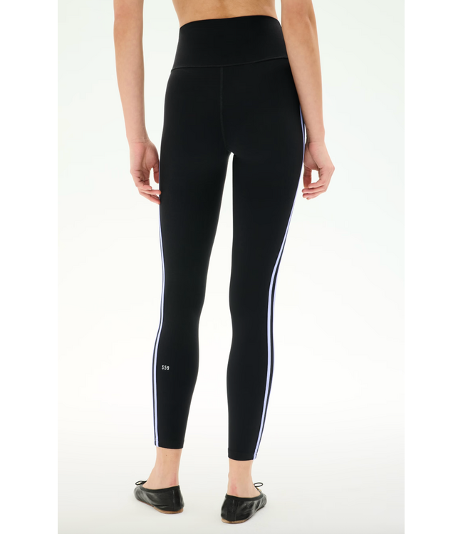 Ella High Waist Airweight 7/8- Black/Purple Haze
