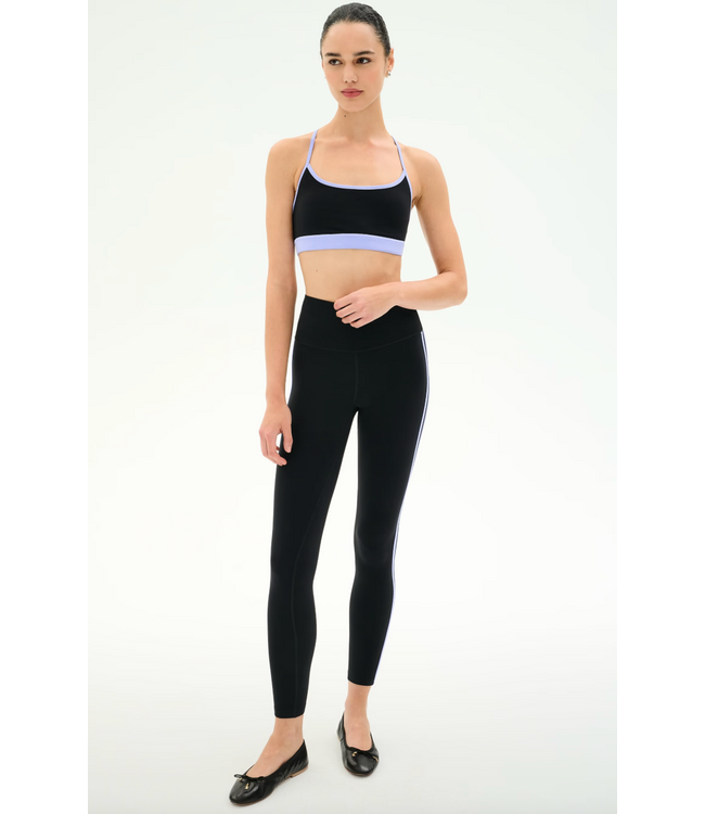 Ella High Waist Airweight 7/8- Black/Purple Haze