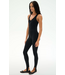 Darci Airweight Stirrup Jumpsuit- Black