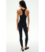 Darci Airweight Stirrup Jumpsuit- Black