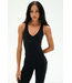 Darci Airweight Stirrup Jumpsuit- Black