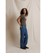 Lisa Fitted Tee- Dark Olive