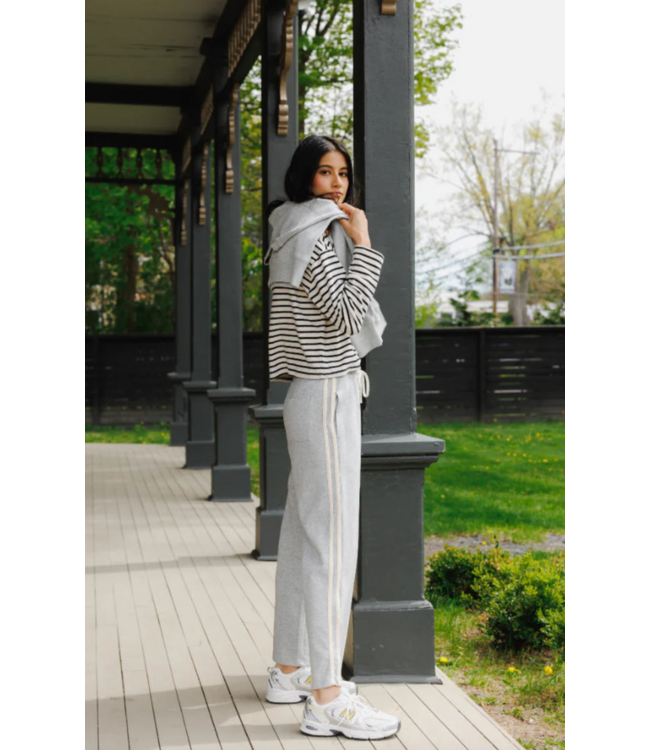 Claud Track Pant- Heather Grey