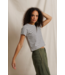 Carter Stripe Crew- Natural/Black