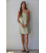 Cleo Linen Mini Dress- Sage