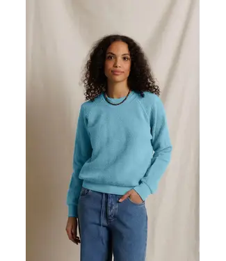 Perfectwhitetee Ziggy Inside Out Fleece- Milky Blue