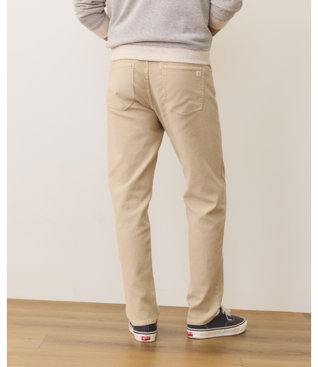 5 Pocket Flex Terry  Pant Slim Fit- Khaki