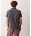 Luxe Slub Pocket Polo- Asphalt