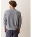 Relaxed Cloud 9 Terry Crewneck- Heather Grey Stripe