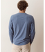 Luxe Jersey Henley- Collegiate Blue Heather