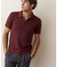 Liam Sweater Polo- Red/Navy Stripe