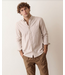 California Oxford Shirt- Taupe Houndstooth