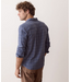 Classic Stretch Selvage Shirt- Navy Windowpane